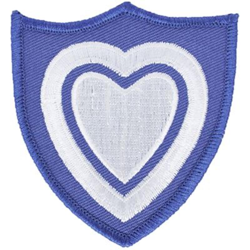 Army 24th Corps Patch - Multicolor - 3 in. - Durable Embroidery
