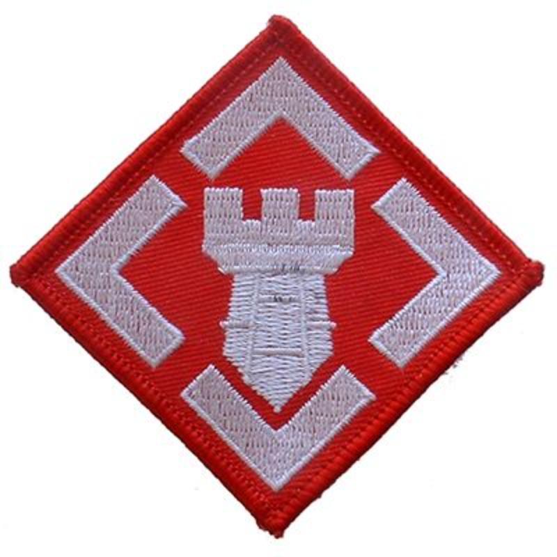PM0144 Patch - Army, 20th Engineer Brigade - 3 in.