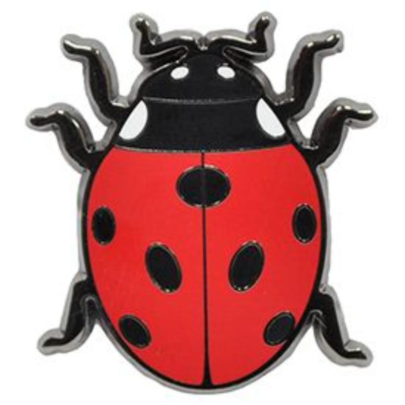P00626 Pin - Lady Bug - 1 in.