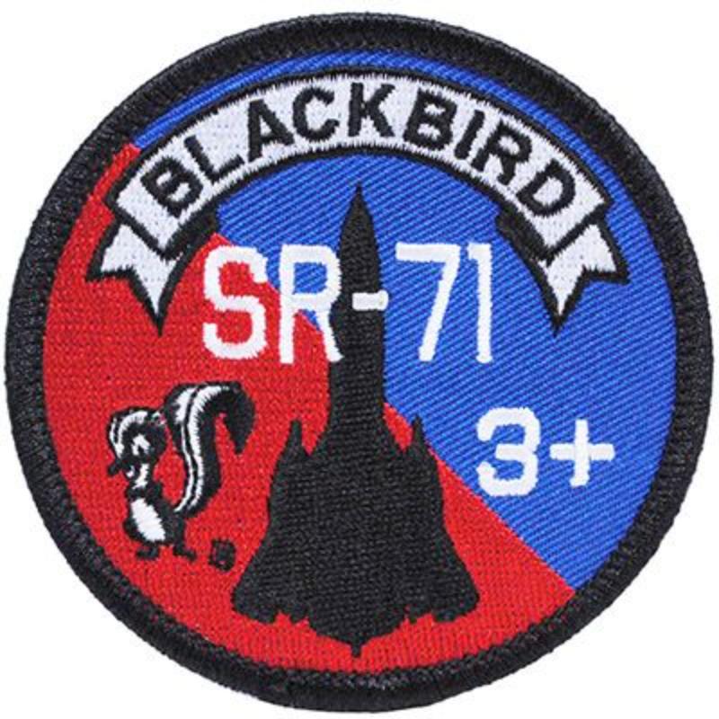 PM0184 Patch - USAF, SR-71, Logo - 3.63 in.