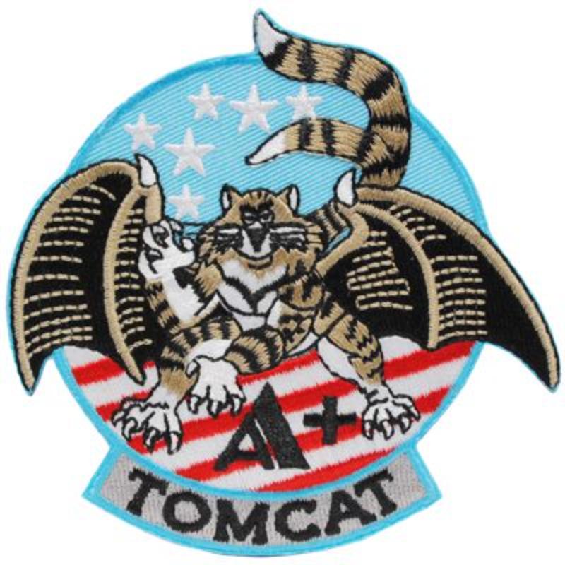 PM0205 Patch - USN, Tomcat, A Plus - 3.5 in.