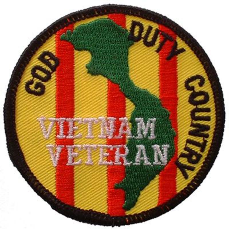 PM0209 Patch - Vietnam, God & Duty & CT - 3.63 in.