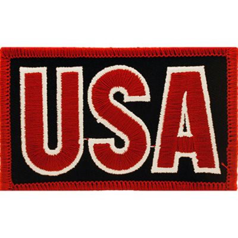 PM0349 Patch - USA, Letters - 3.5 in.