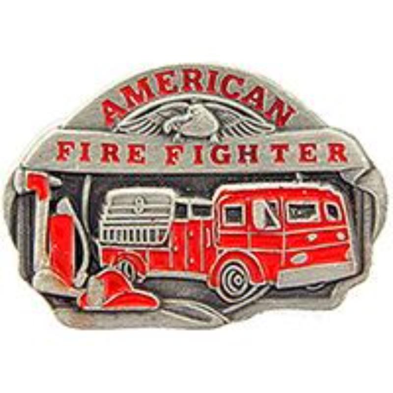 P00669 Pin - Fire, American Fire - Red - 1 in.