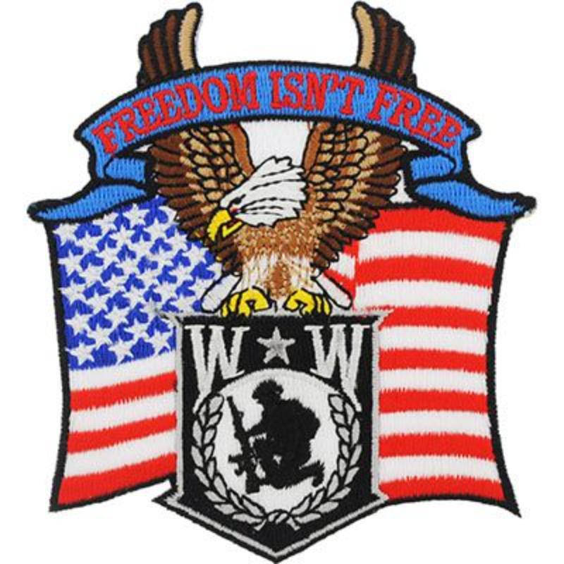 PM0407 Patch - Wounded Warrior Eagle - 4 in.