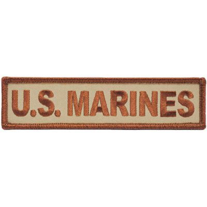 PM0451 Patch - USMC, Tab - Desert - 5.25 x 1.25 in.