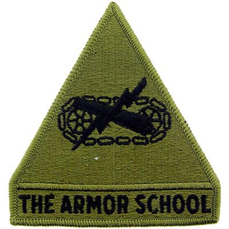 PM0552 Patch - Army, Armor, School - 3.75 in.