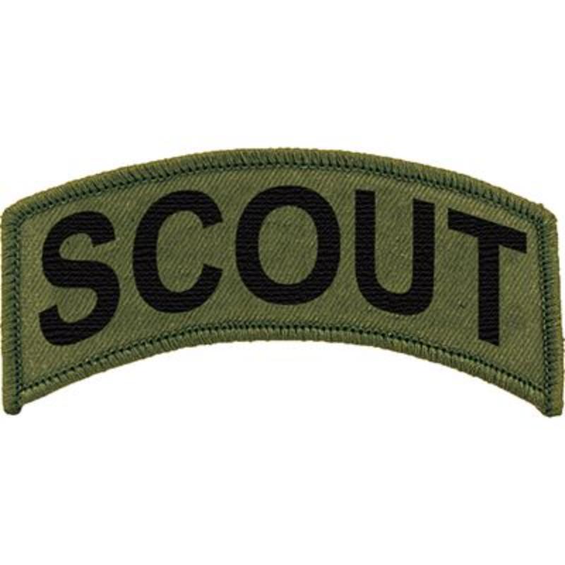 PM0624 Patch - Army, Tab, Scout - 3.88 x 1.38 in.