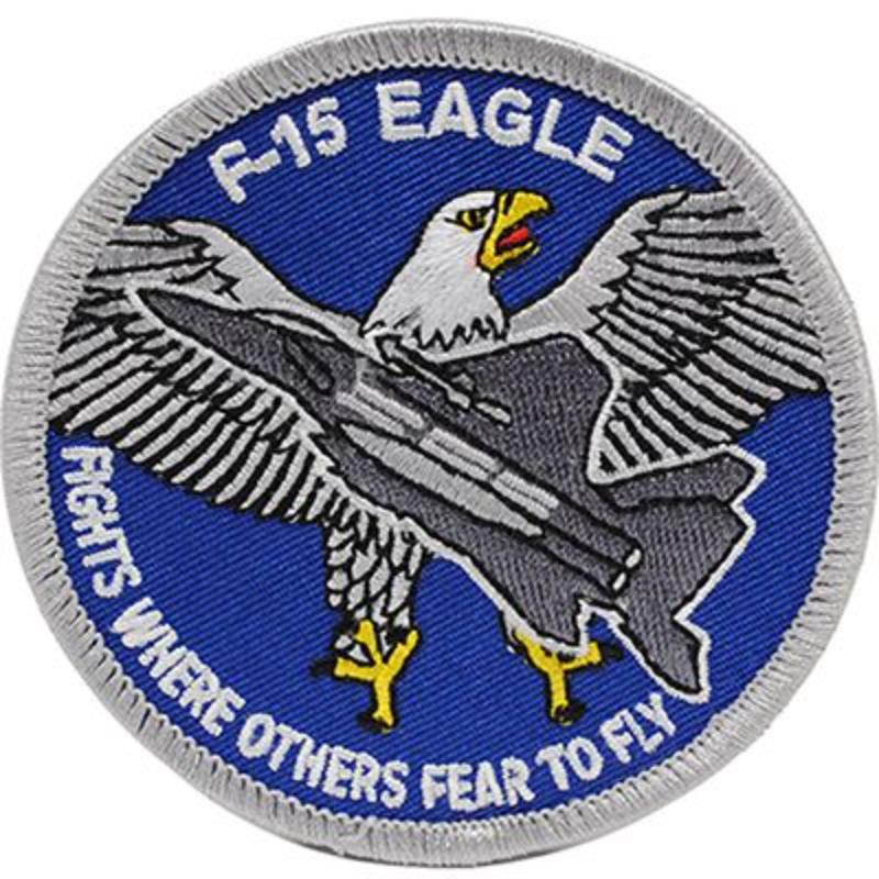 PM0636 Patch - USAF, F-15 Eagle - 3.63 in.