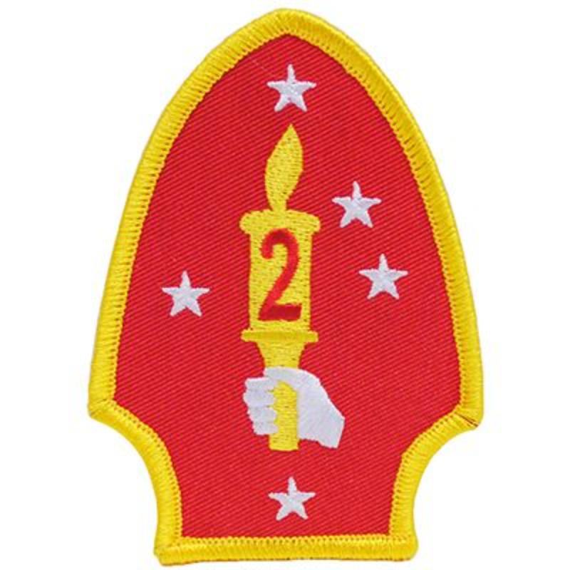 PM0662 Patch - USMC, 2nd Division - 3.5 in.