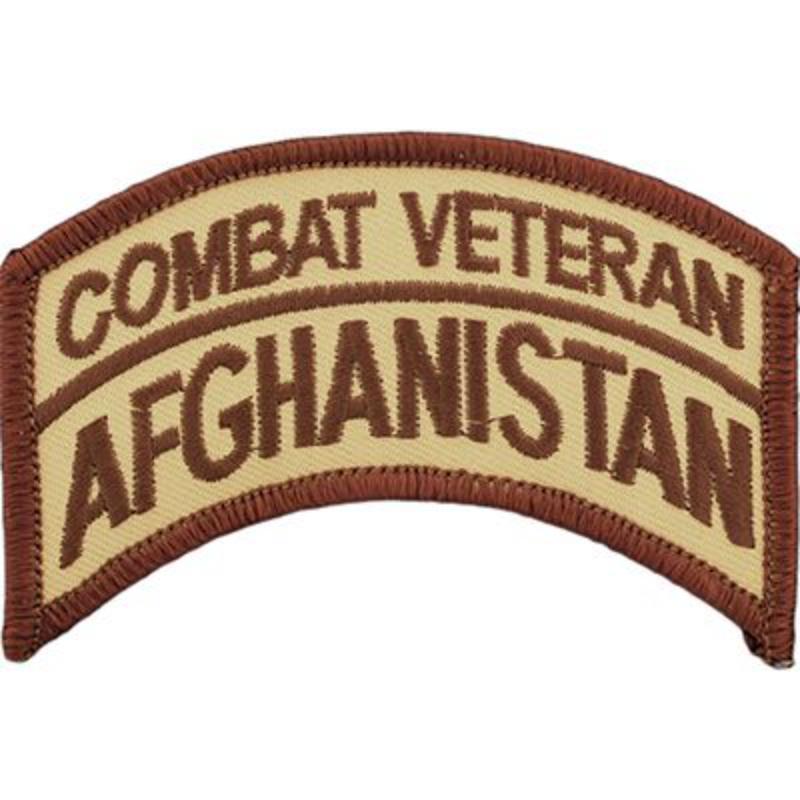 PM0746 Patch - Afghanistan Combat Veteran Enduring Freedom - 3.5 x 1.69 in.