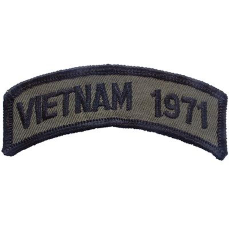 PM0816 Patch - Vietnam, Tab, 1971 - 3.5 in.