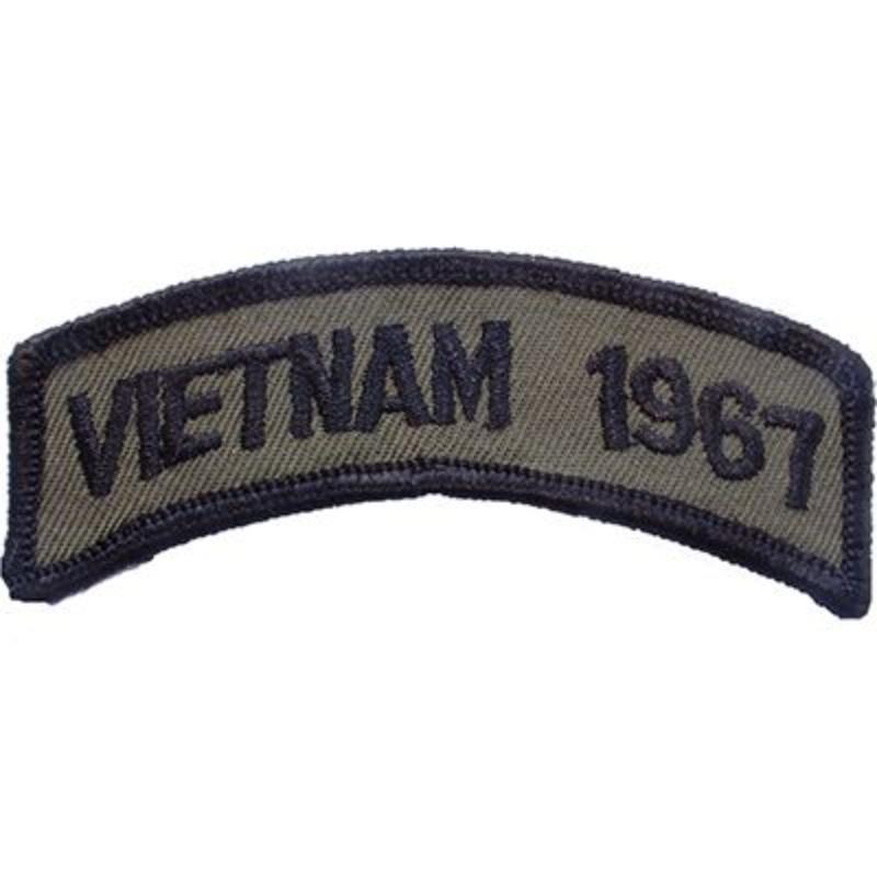 PM0828 Patch - Vietnam, Tab, 1967 - 3.5 x 1 in.
