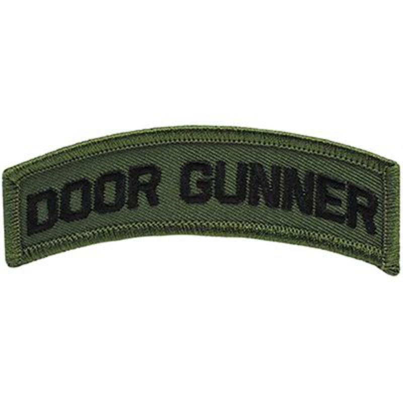 PM0840 Patch - Army, Tab, Door Gunner - 3.5 x 1 in.