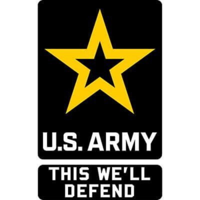 PM0858 Patch - Army Logo, This Well Defend - 2 Piece - 3.75 in.