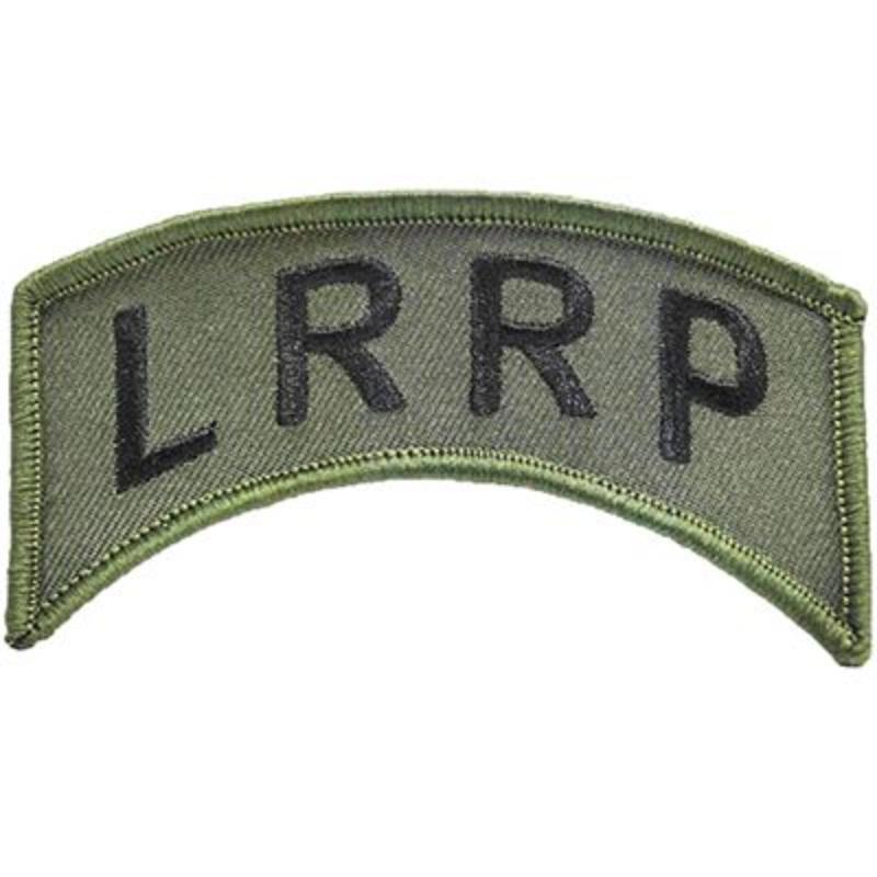 PM0889 Patch - Army, Tab, LRRP - 3.5 x 1.69 in.