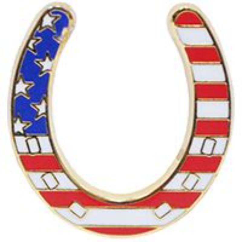 P00805 Pin - Horseshoe, USA - 1 in.