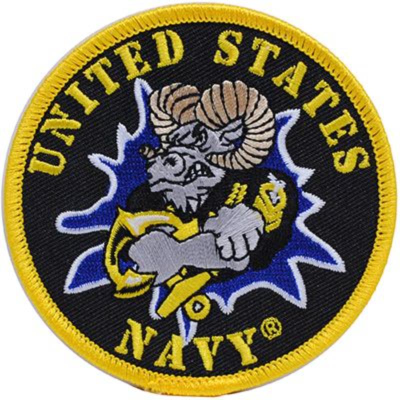 PM1213 Patch - USN, Ram - 3.25 in.