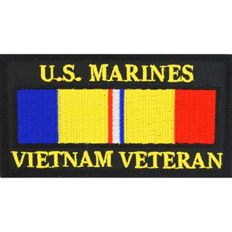 PM1297 Patch - Vietnam, decal, USMC Veteran - 4 x 2.13 in.
