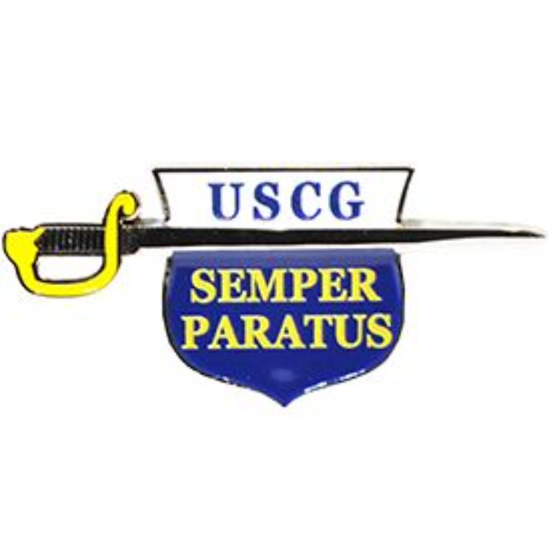 P00813 Pin - Sword, U.S.Coast Guard - 1.63 in.
