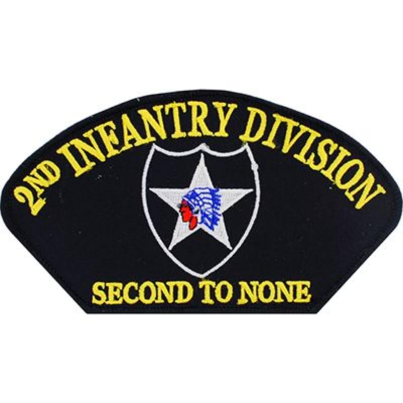 PM1409 Patch - Army, Hat, 2nd Infantry - 5.25 x 3 in.