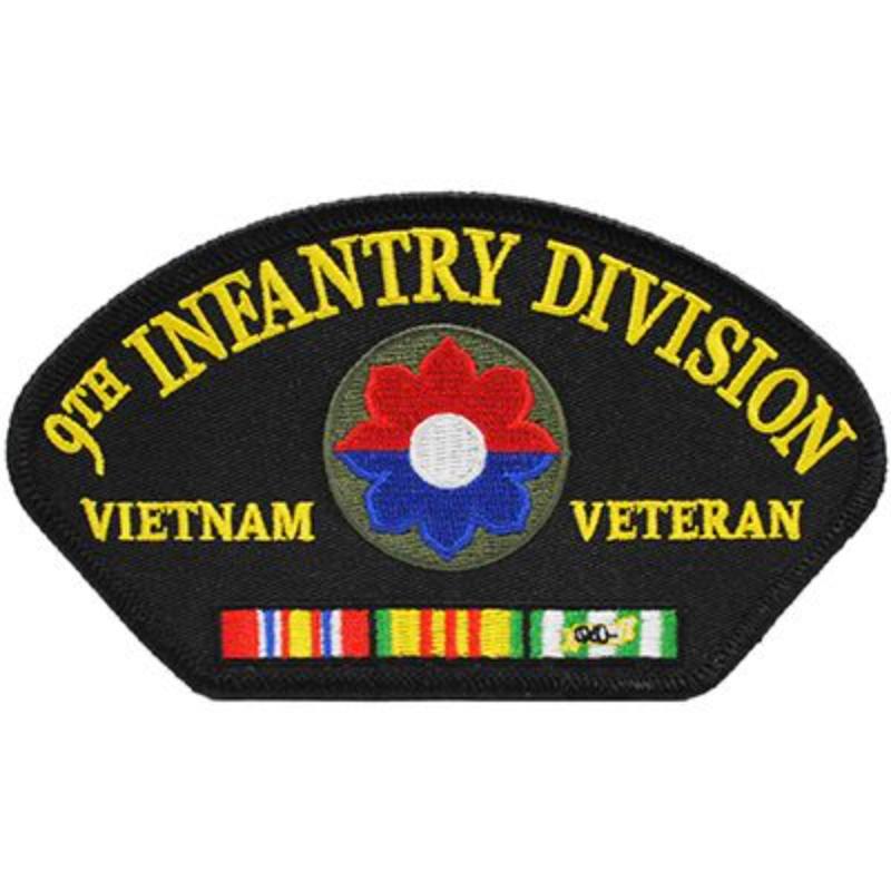 PM1413 Patch - Vietnam, Hat, Army 9th Infantry - 5.25 x 3 in.