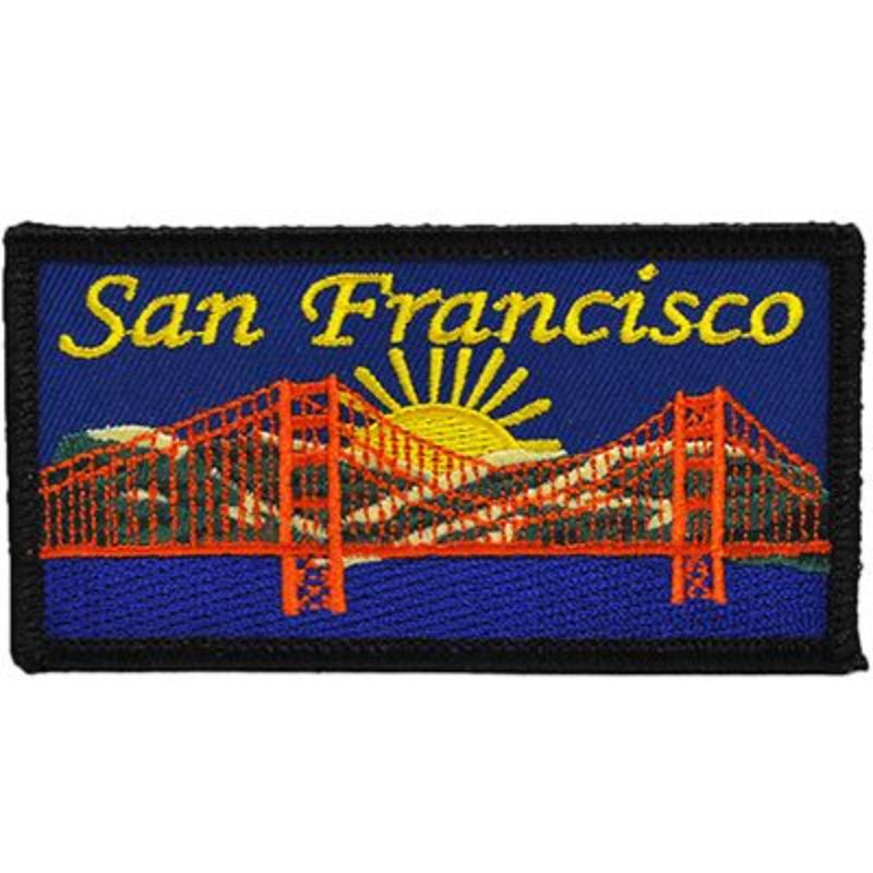 PM3051 Patch - California, SF, Gold - 3.75 in.