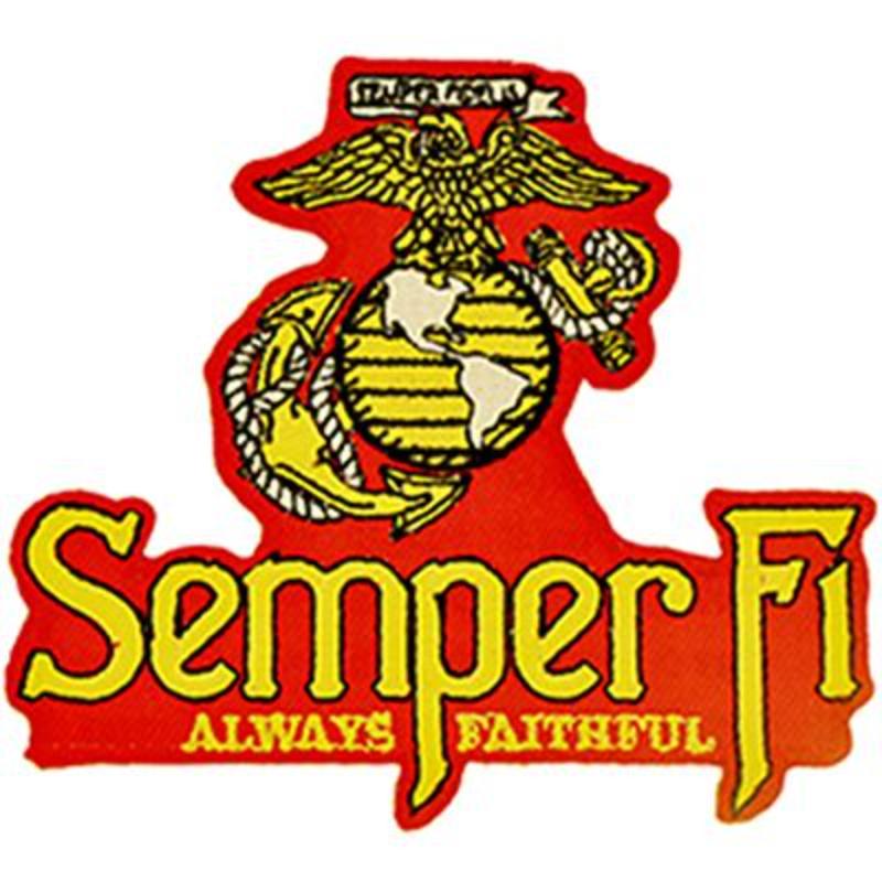 PM3130 Patch - USMC EGA, Semper FI - 3 in.