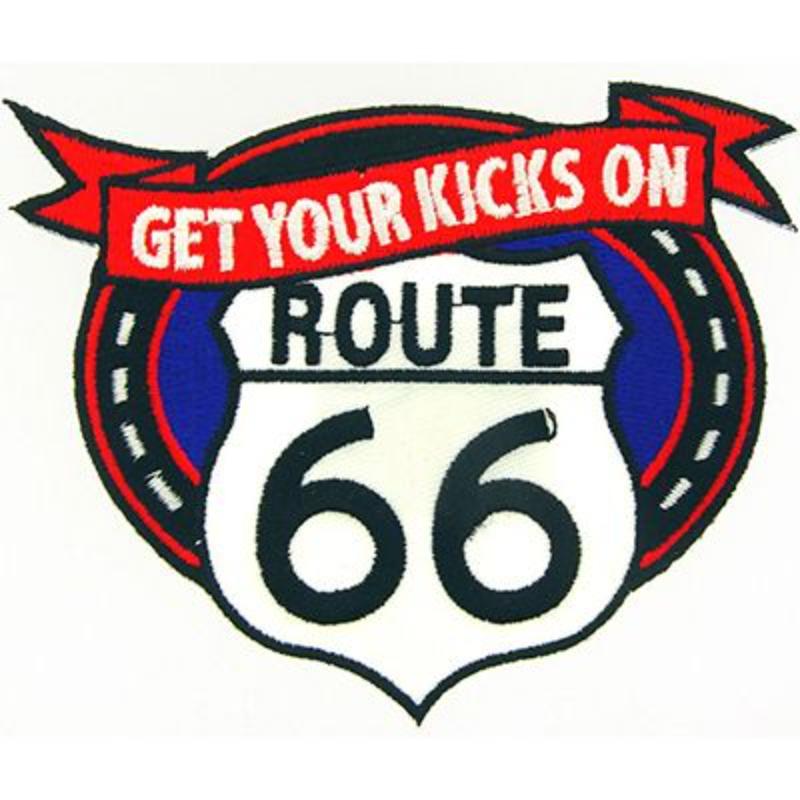 PM3182 Patch - Route 66, Get Your Kicks - 3.25 in.