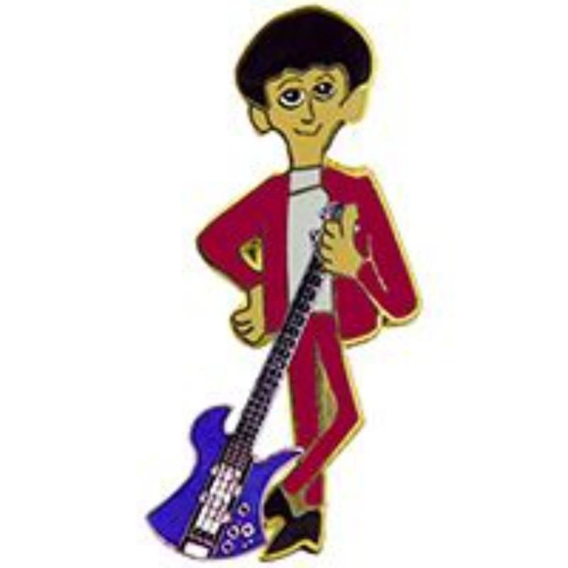 P00910 Pin - Music, Beat, Guitar - ELE - 1.25 in.