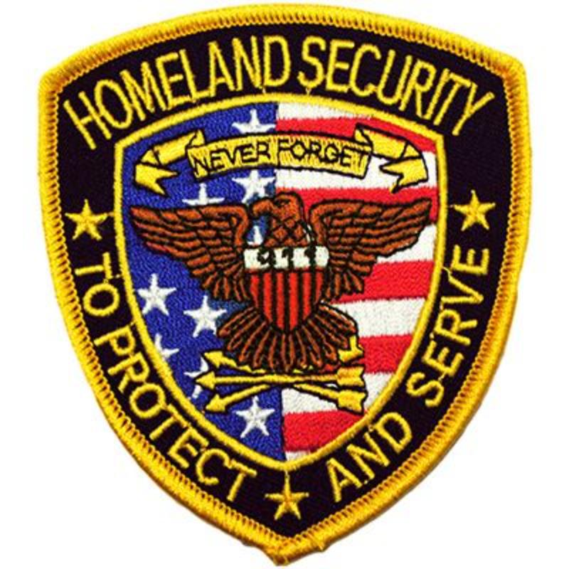 PM4368 Patch - Homeland Security - 3.5 in.