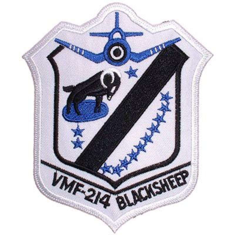 PM5017 Patch - USMC, VMF - 214 Black Sheep - 3.5 in.