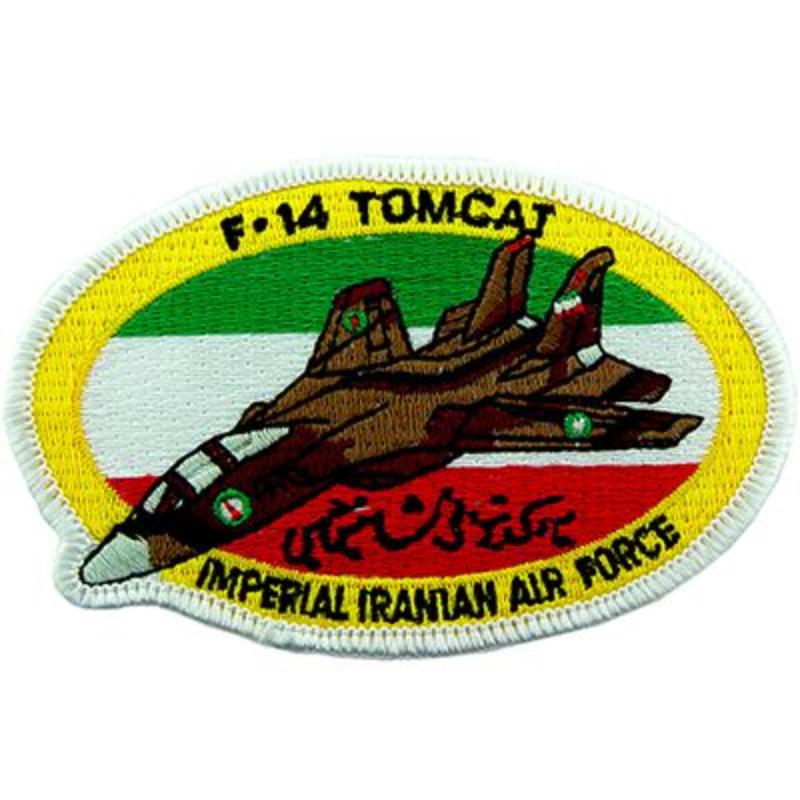 PM5128 Patch - USAF, Tomcat, Iran, F-14 - 3.75 in.