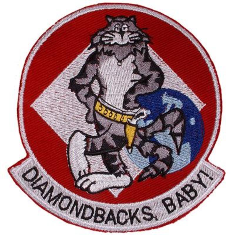 PM5353 Patch - USN, Tomcat, Diamond Backs - 3.38 in.