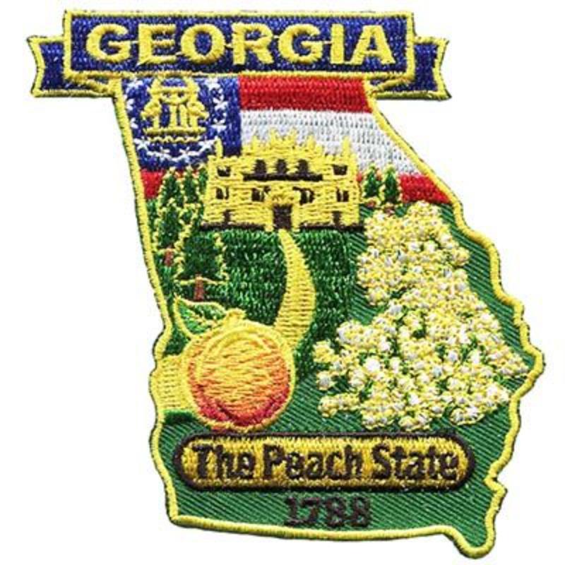 PM6711 Patch - Georgia - 3.44 in.