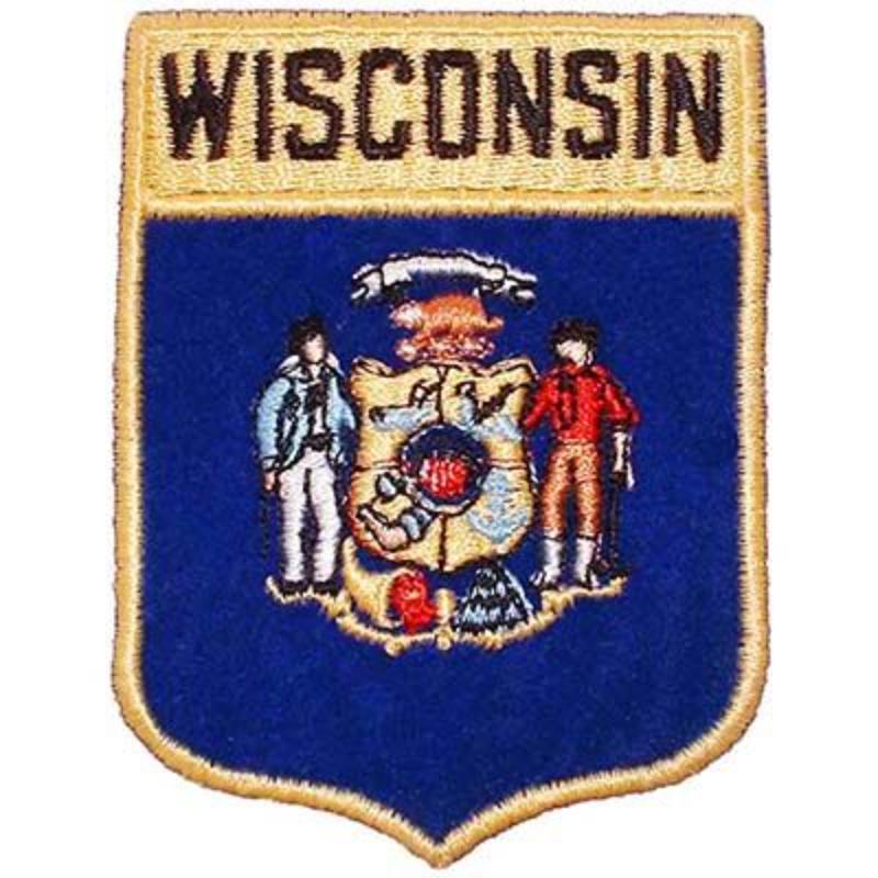 PM6950 Patch - Wisconsin - 3.5 x 2.88 in.