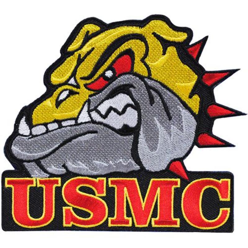PM7820 Patch - USMC, Bulldog - 5 in.