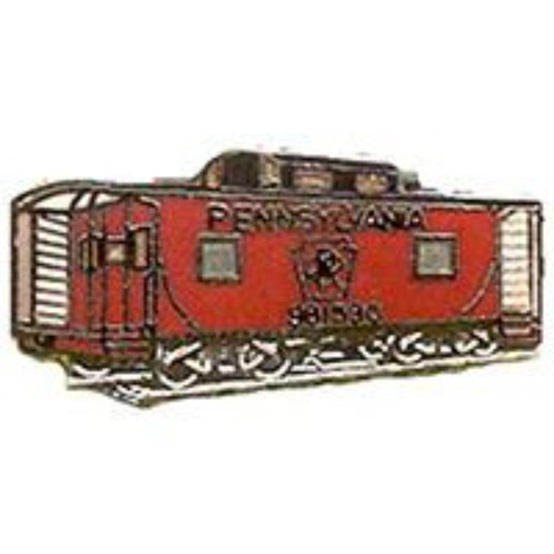 P01123 Pin - RR, Pennsyl.Caboose - 1 in.