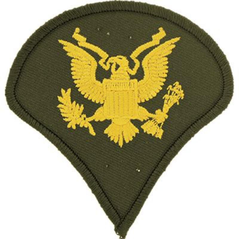 Army E4 Special Patch - Dress Green - Set of 2 - Durable Design
