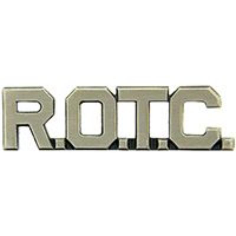 P12461 Pin - Rotc, Letters- Pewter - 1 in.