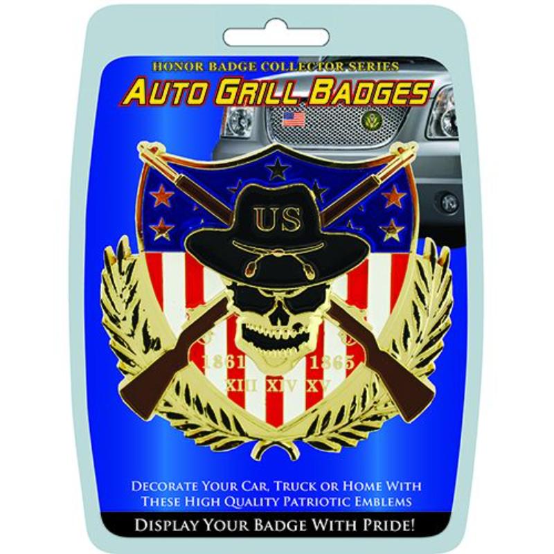 MD6112 Car Grill Decal - American Pride - 3.25 in.
