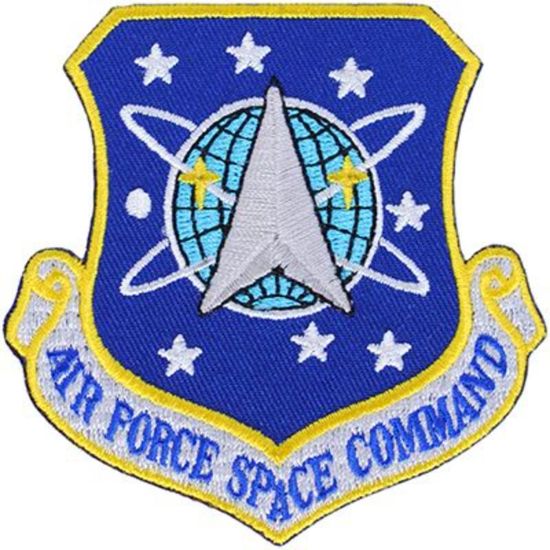PM3758 Patch - USAF, Space Command - 3.63 in.