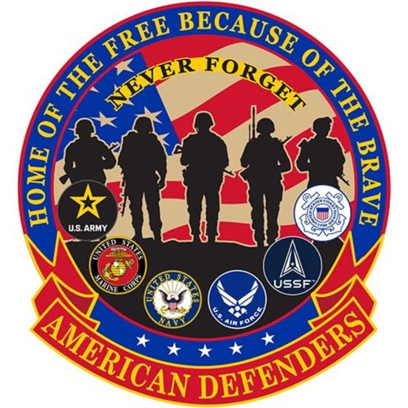 PM7804 Patch - American Defenders - Large - 5.25 in.