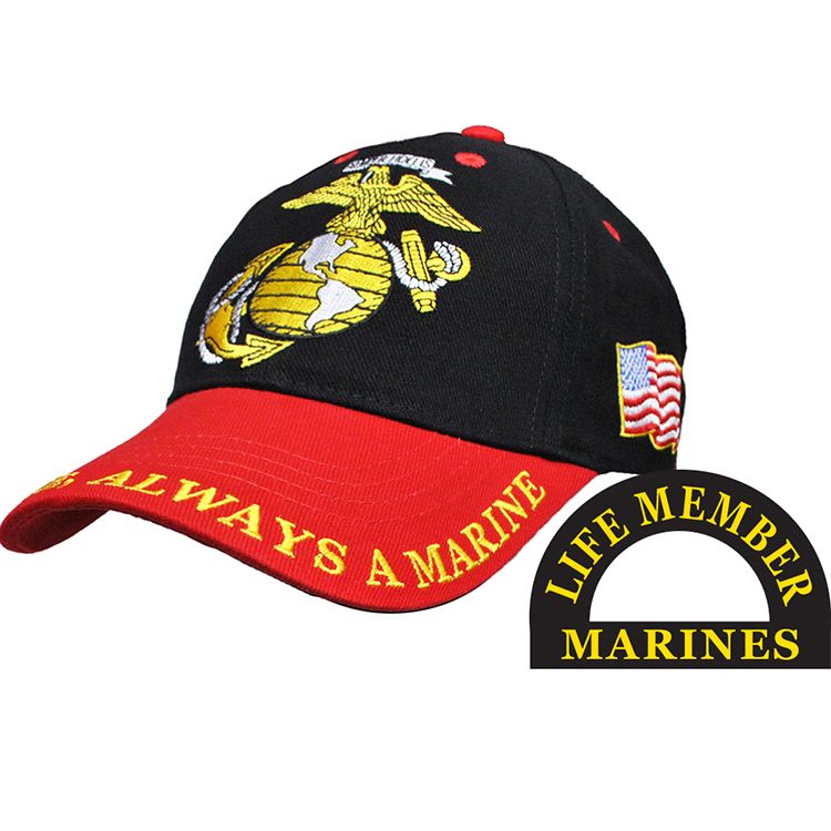 CP00319 Cap - USMC, Once A Marine