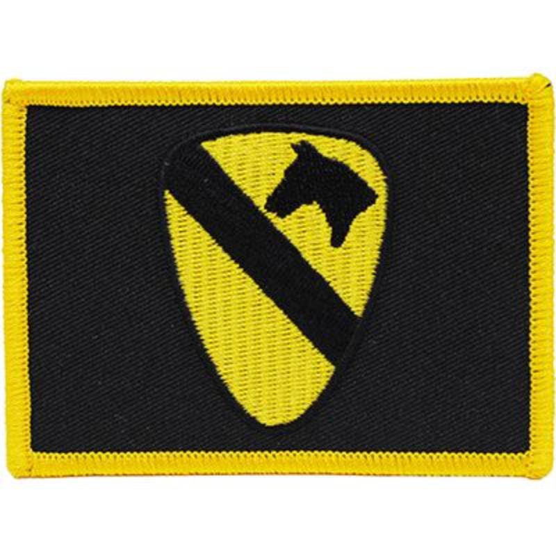 PM3817 Patch - Army, 1st Cavalry Flag - 3.5 x 2.5 in.