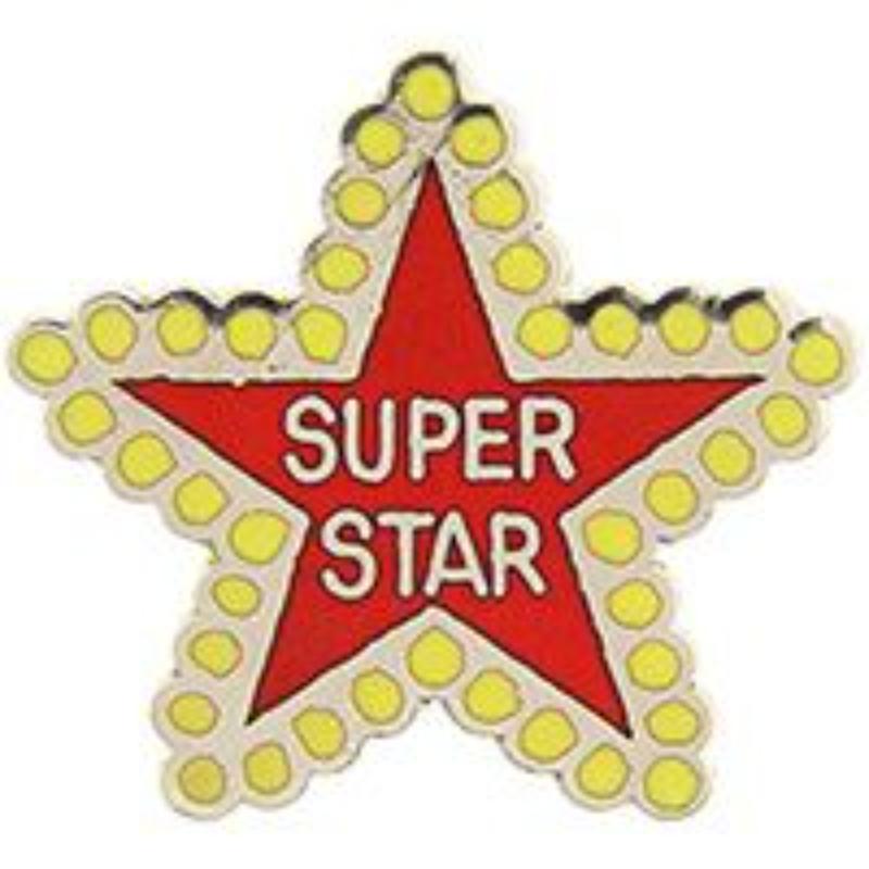 P01673 Pin - Super Star - 1 in.