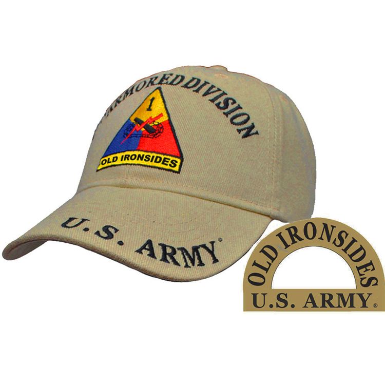 CP00141 Cap - Army, 1st Armor Division - Dark Desert