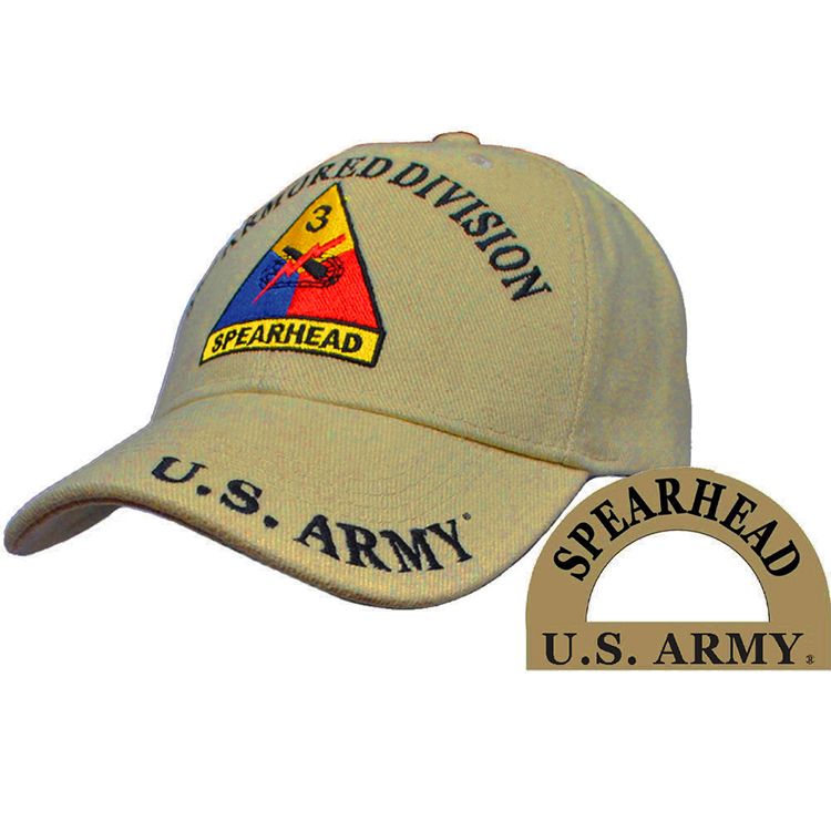 CP00143 Cap - Army, 3rd Armor Division - Dark Desert