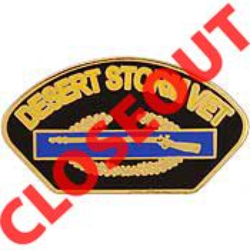 P12247 Pin - Desert Strom Veteran, Cib - 1.25 in.