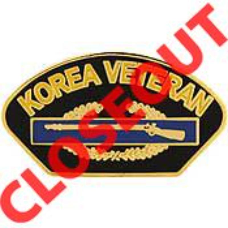 P12249 Pin - Korea, Veteran, Cib - 1.25 in.